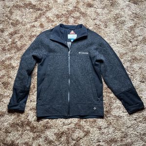 Columbia Jacket Womens Small Long Sleeve Omni-Heat Long Full Zip-Up Outdoor